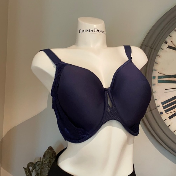 NWOT ELOMI 38K Charley underwire bra navy - Picture 2 of 9